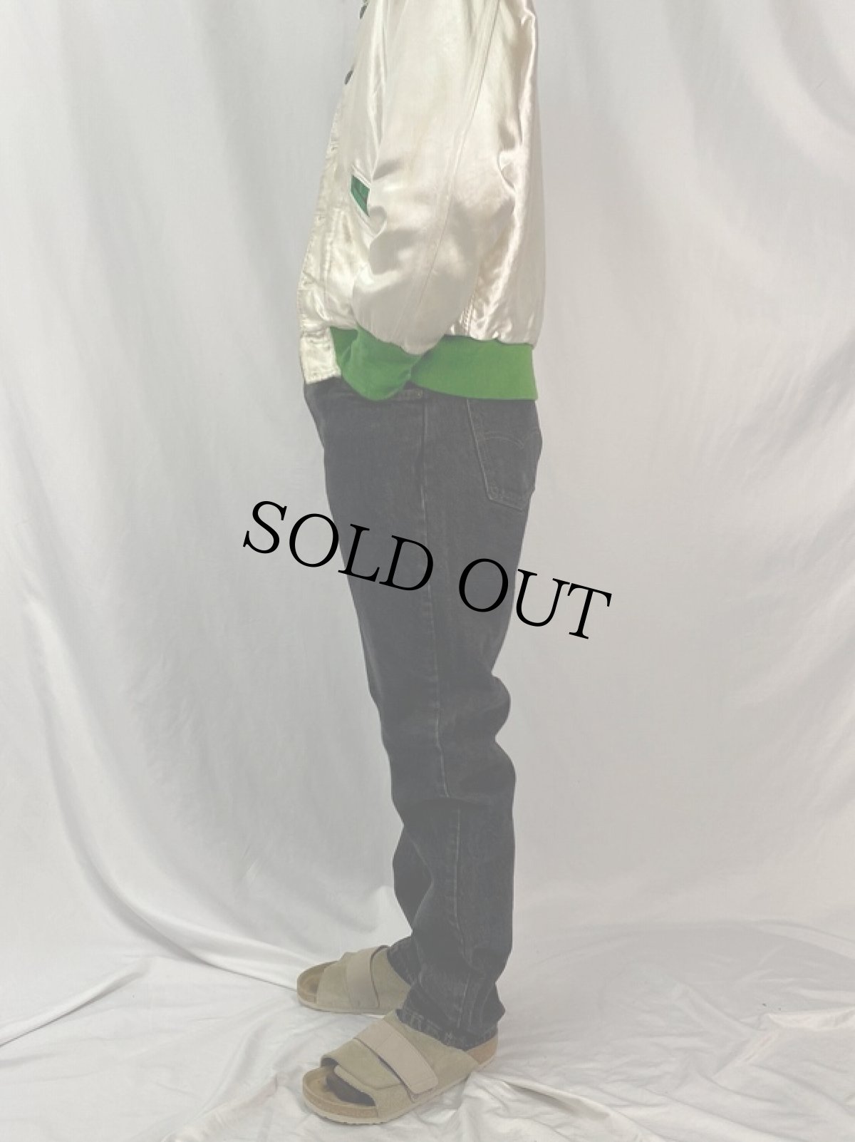 画像3: 90's Levi's 505 USA製 ブラックデニムパンツ W35 (3)