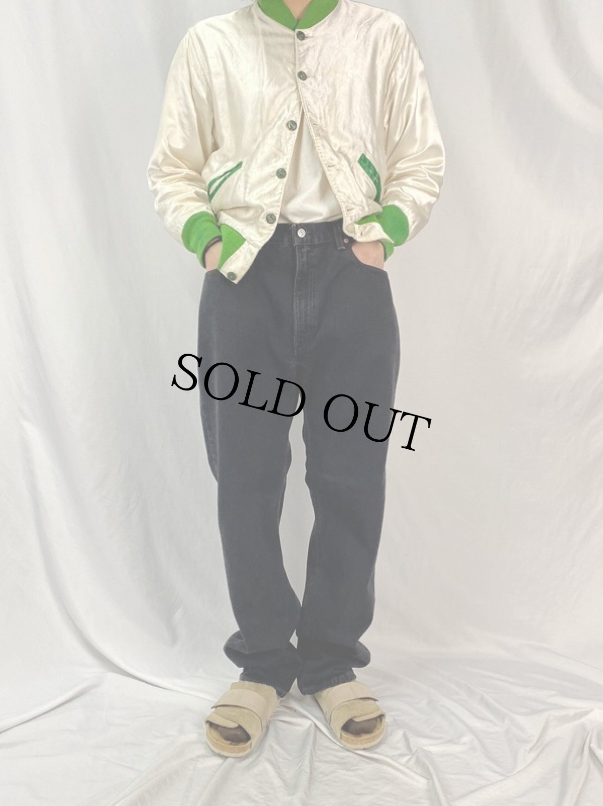 画像2: 90's Levi's 505 USA製 ブラックデニムパンツ W36 (2)