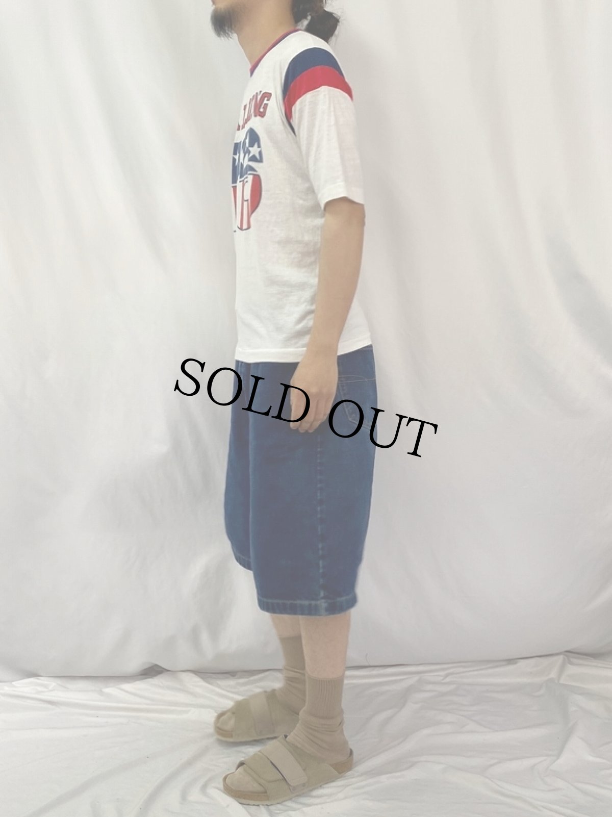 画像3: 70's Champion USA製 バータグ メッシュ切り替えTシャツ MEDIUM  (3)