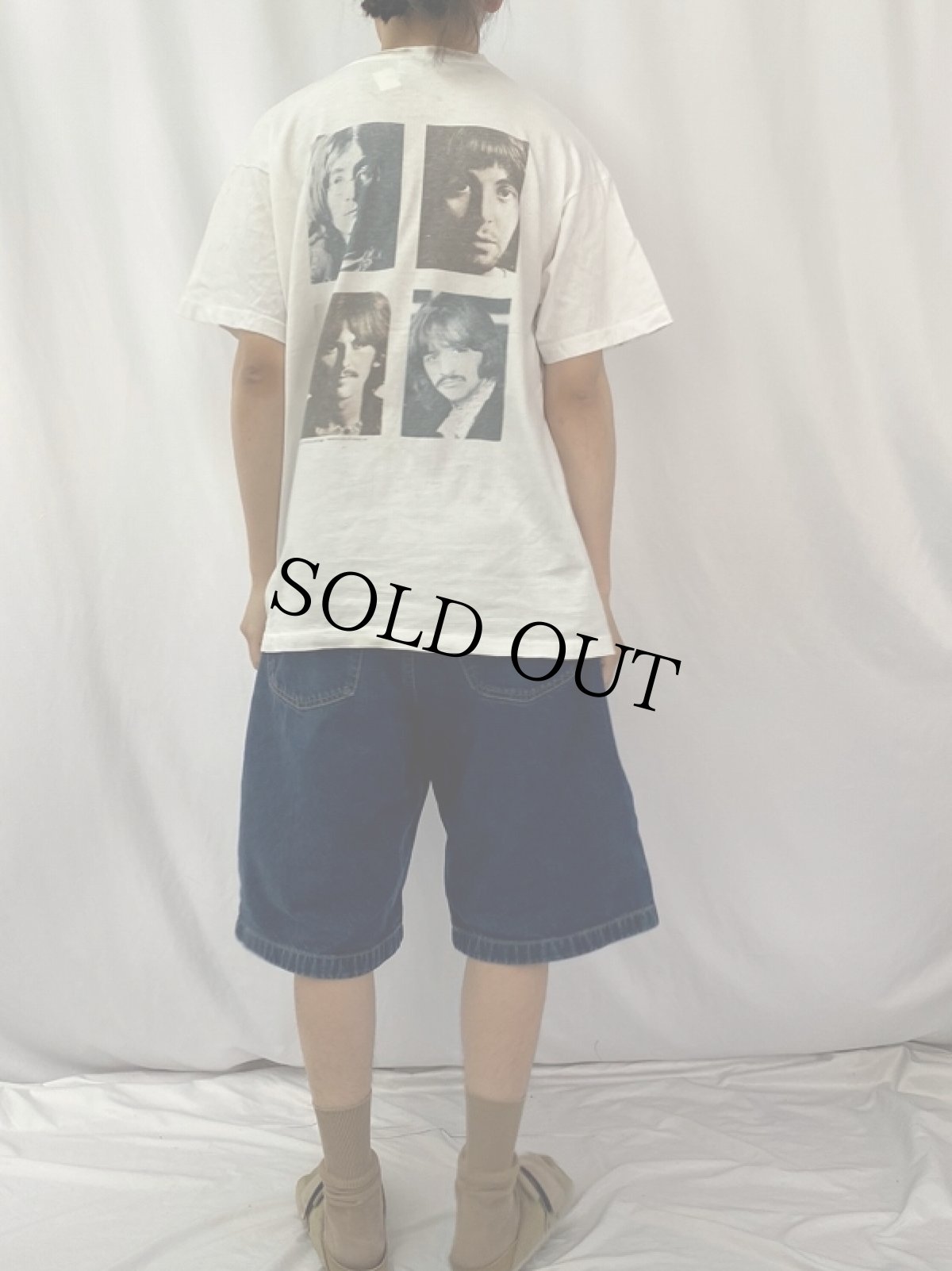 画像2: 90's THE BEATLIES ロックバンドTシャツ XL (2)
