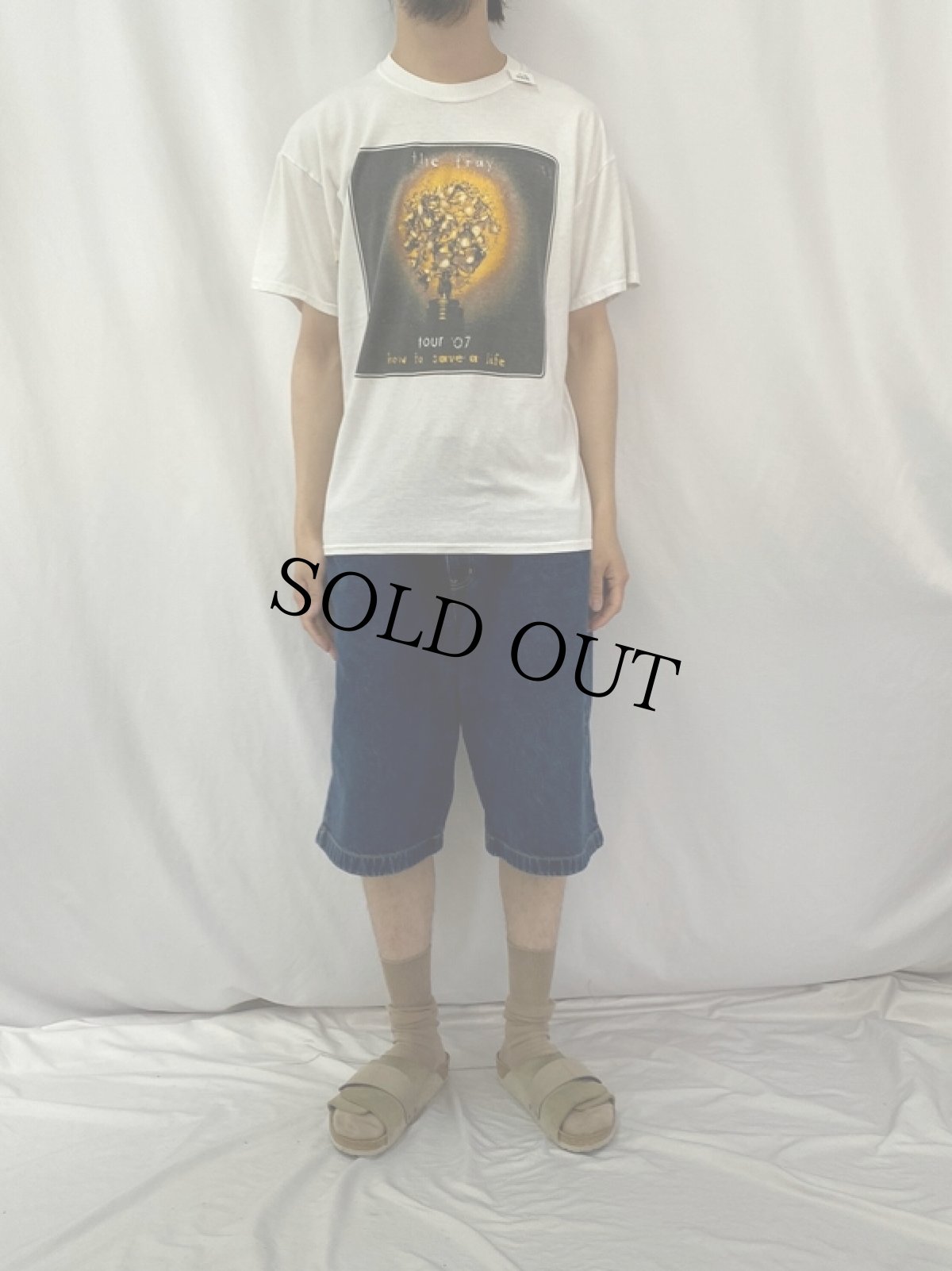 画像3: 2007 The Fray ロックバンドツアーTシャツ L (3)