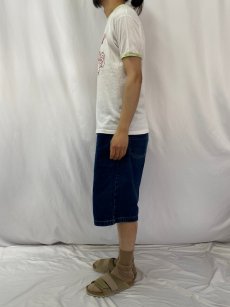 画像3: 【お客様支払い処理中】70's RUSSELL ATHLETIC "PIZZA BOY" キャラクターリンガーTシャツ L (3)