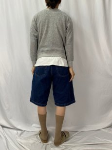 画像4: 70〜80's Champion バータグ USA製 "UNIVERSITY CINCINNATI" フロッキープリントラグランスウェット L (4)