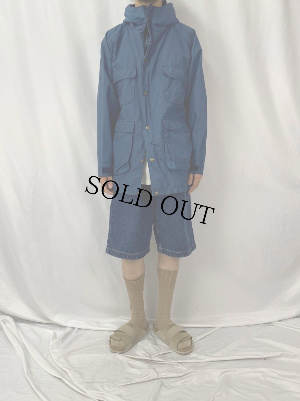 画像2:  80's L.L.Bean USA製 "BAXTER STATE PARKA" ナイロンマウンテンパーカー L (2)