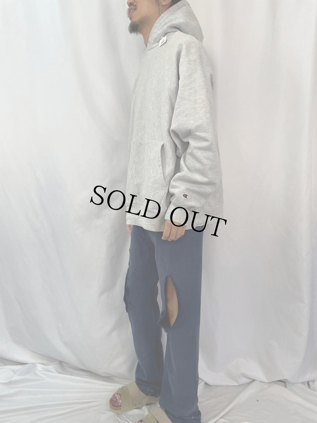 画像3: Champion PREMIUM REVERSE WEAVE 無地スウェットフーディ XL (3)