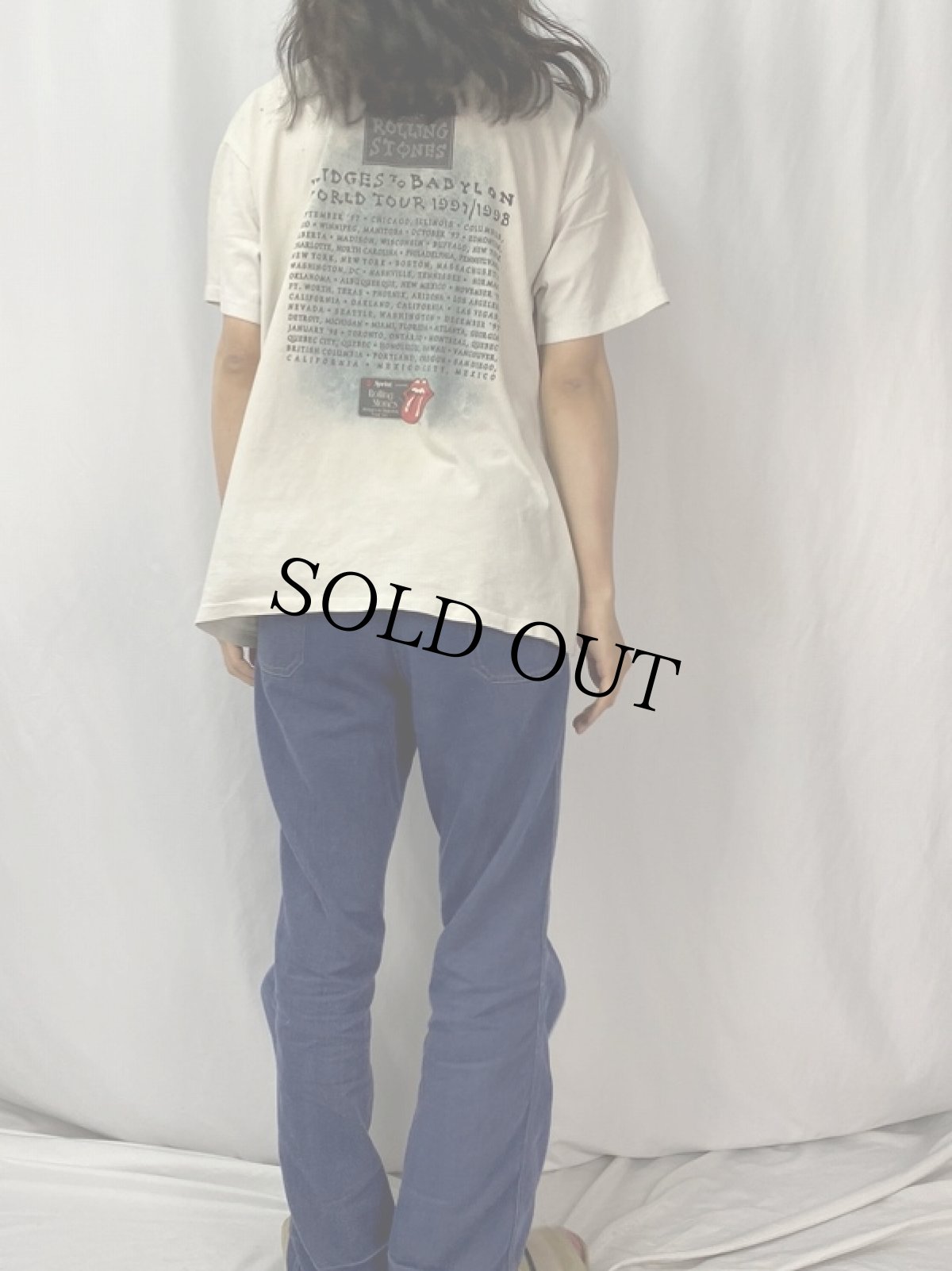 画像4: 90's The Rolling Stones "BRIDGES TO BABYLANI" ロックバンドTシャツ  (4)