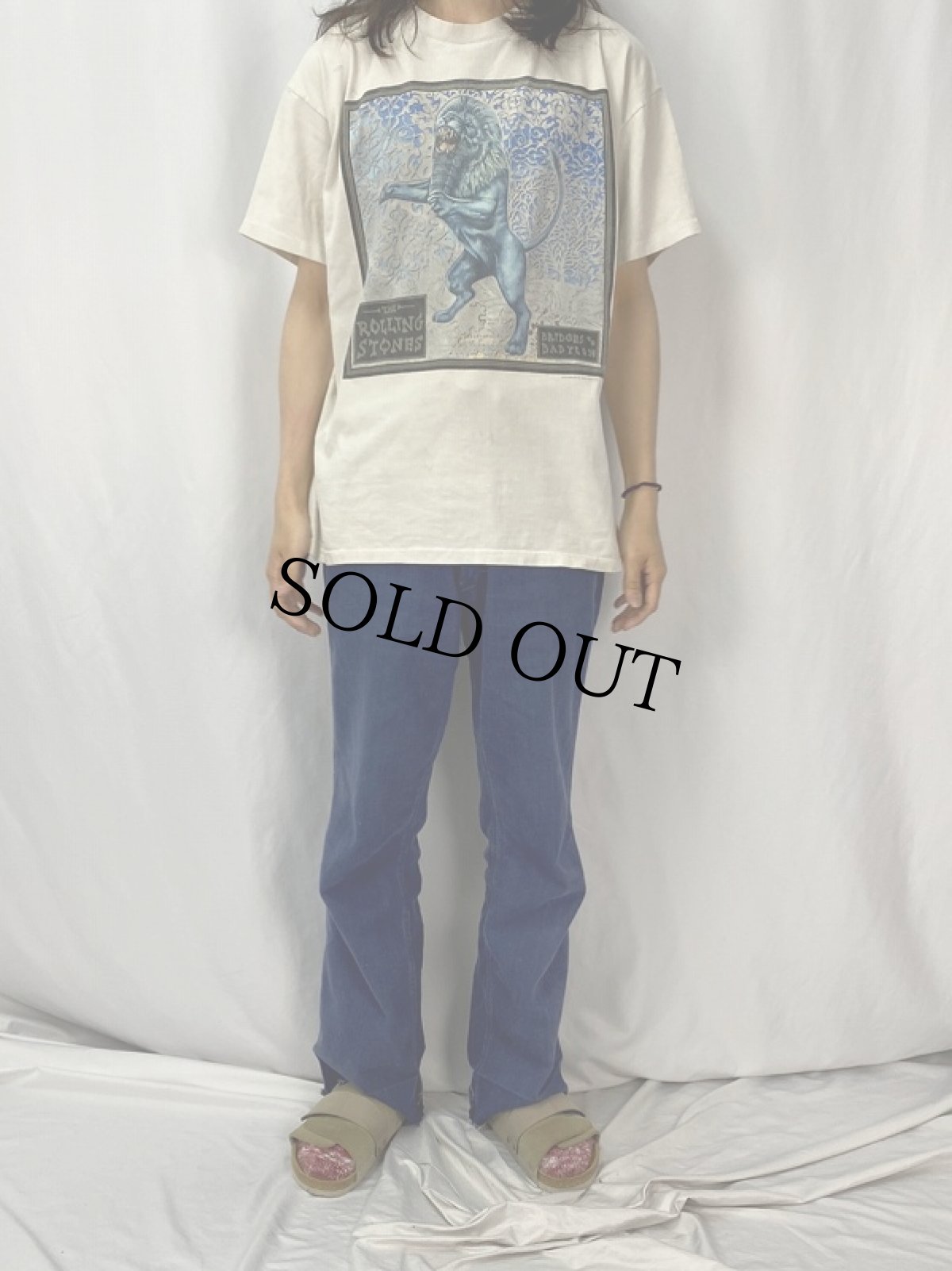 画像2: 90's The Rolling Stones "BRIDGES TO BABYLANI" ロックバンドTシャツ  (2)