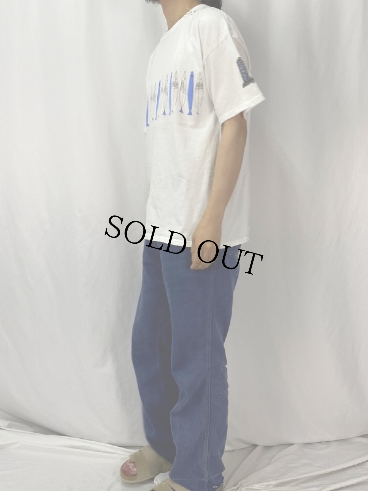 画像3: COAST BAR & GRILL 魚イラストTシャツ XL (3)