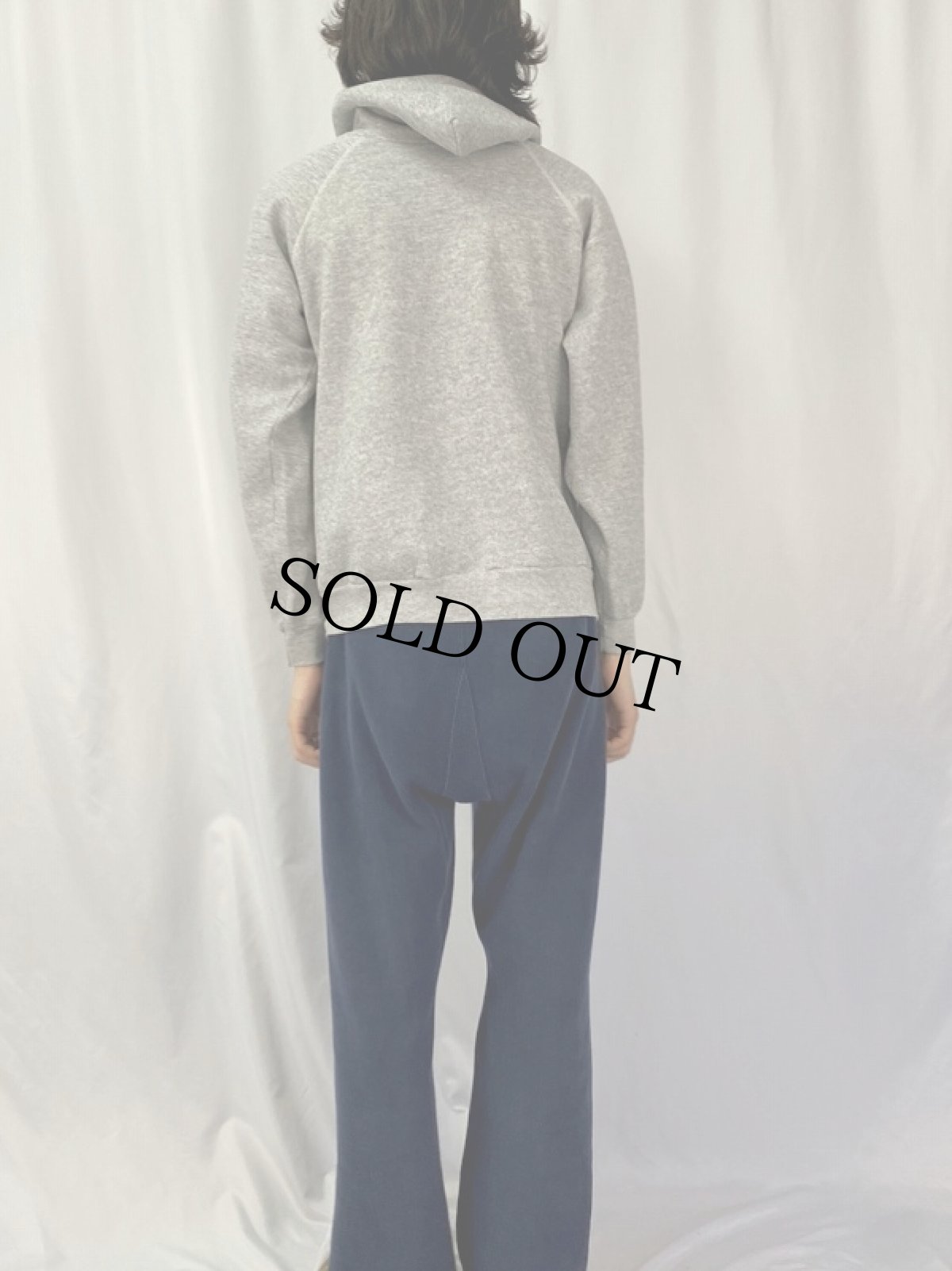 画像4: 80〜90's "AZLE GIRLS TRACK" プリントスウェットフーディー L (4)