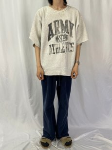 画像2: REVERE WEAVE TYPE "ARMY" カットオフ半袖スウェット  (2)