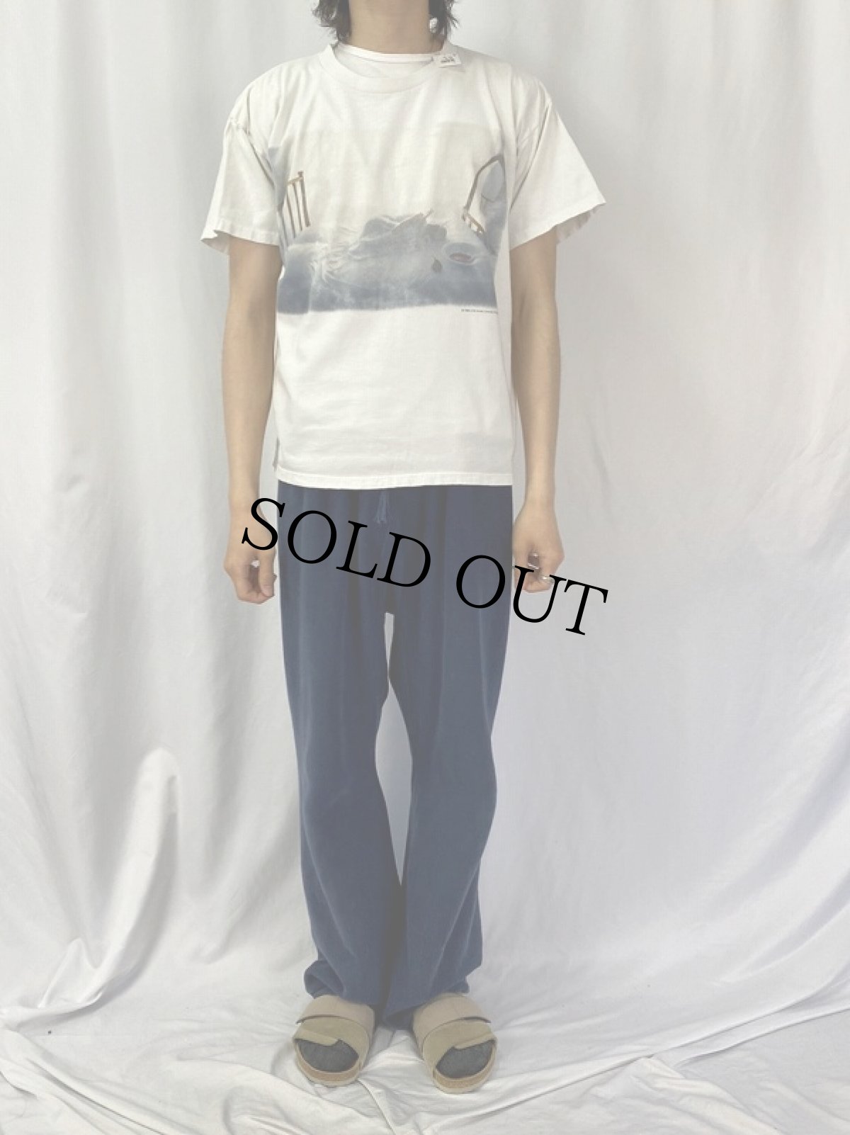 画像2: 90's LIVE USA製 オルタナティヴ・ロックバンドTシャツ L (2)