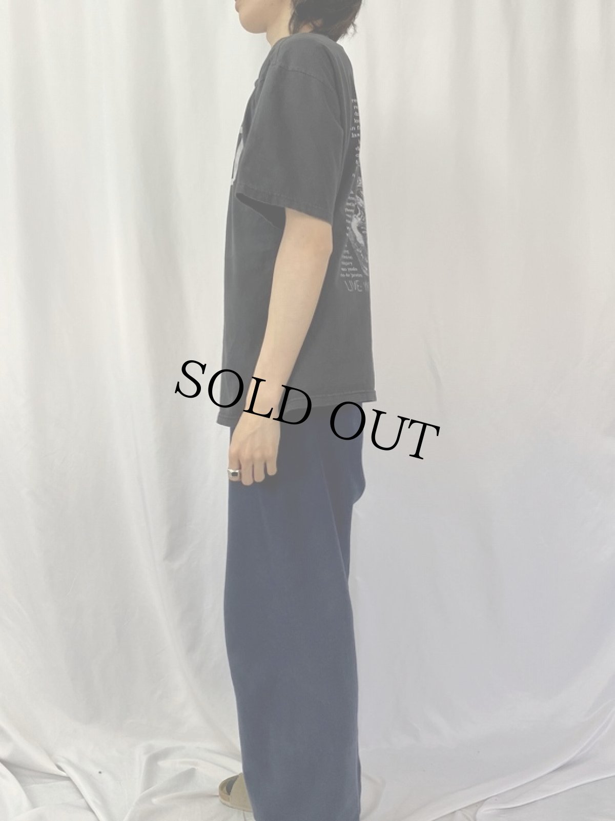 画像4: 2005 NINE INCH NAILS ロックバンドツアーTシャツ XL (4)