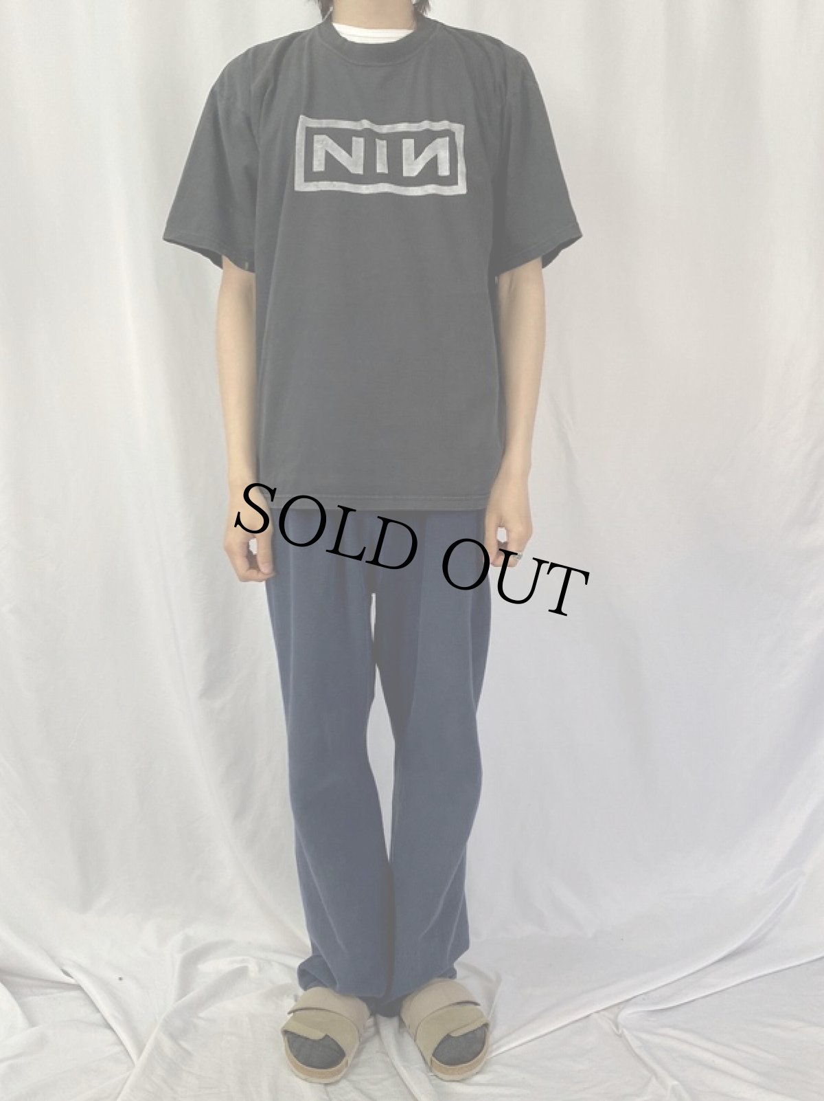 画像3: 2005 NINE INCH NAILS ロックバンドツアーTシャツ XL (3)