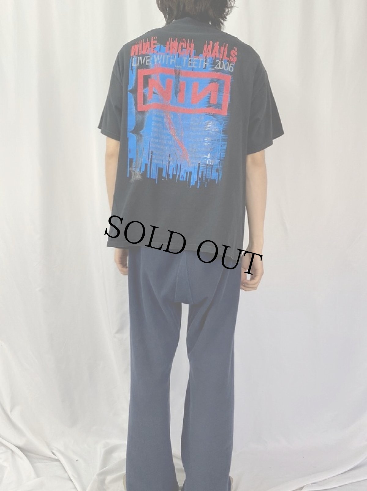 画像4: 2006 NINE INCH NAILS ロックバンドツアーTシャツ XL (4)