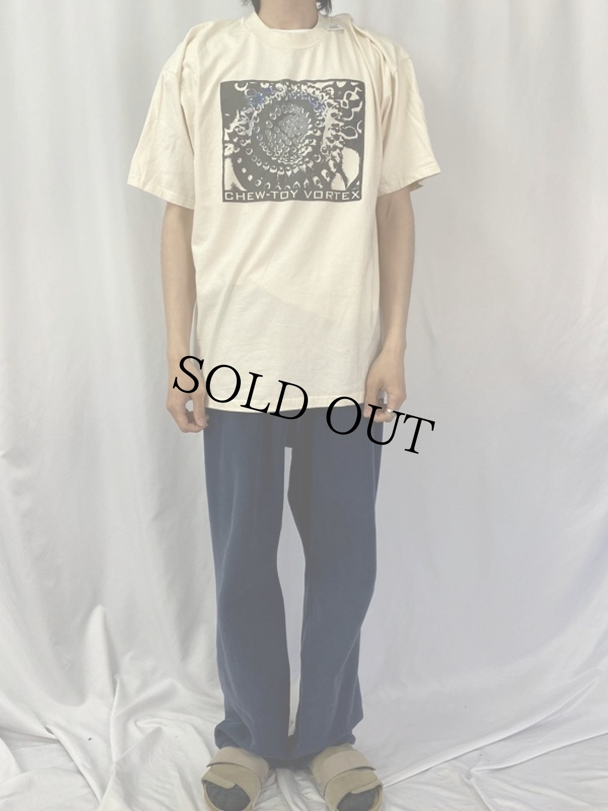 画像2: CHEW-TOY VORTEX オルタナティヴ・ロックバンドTシャツ XL (2)