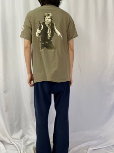 画像4: 90's STAR WARS "HANSOLO" USA製 パロディプリントTシャツ L (4)