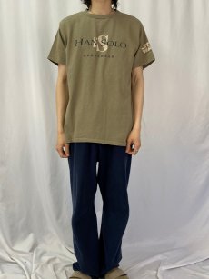画像2: 90's STAR WARS "HANSOLO" USA製 パロディプリントTシャツ L (2)