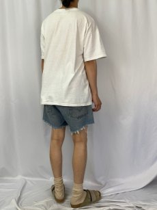 画像4: 60〜70's LEVI'S 501 BIGE カットオフデニムショーツ W31 (4)