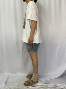 画像3: 60〜70's LEVI'S 501 BIGE カットオフデニムショーツ W31 (3)