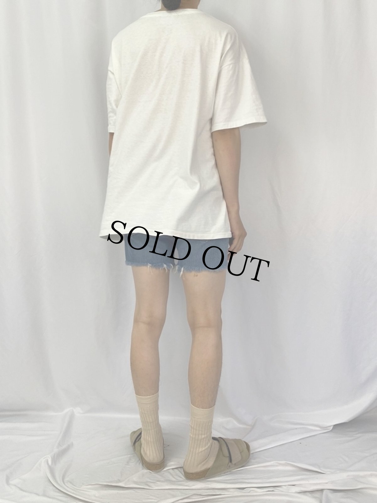 画像4: 50's LEVI'S 501XX 紙パッチ ギャラ入り カットオフデニムショーツ W32 (4)