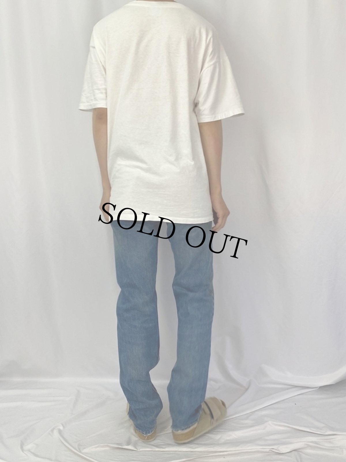 画像4: 60〜70's Levi's 505 BIGE デニムパンツ 耳付き W32 (4)