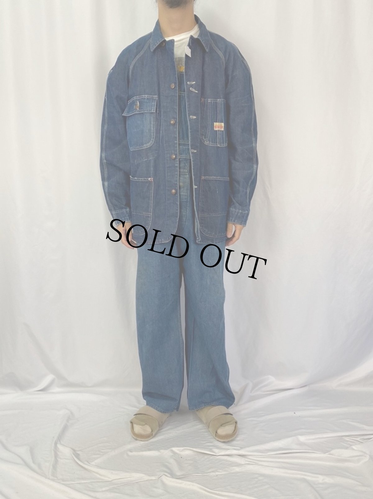 画像2: 50's PENNEY'S PAYDAY デニムカバーオール (2)