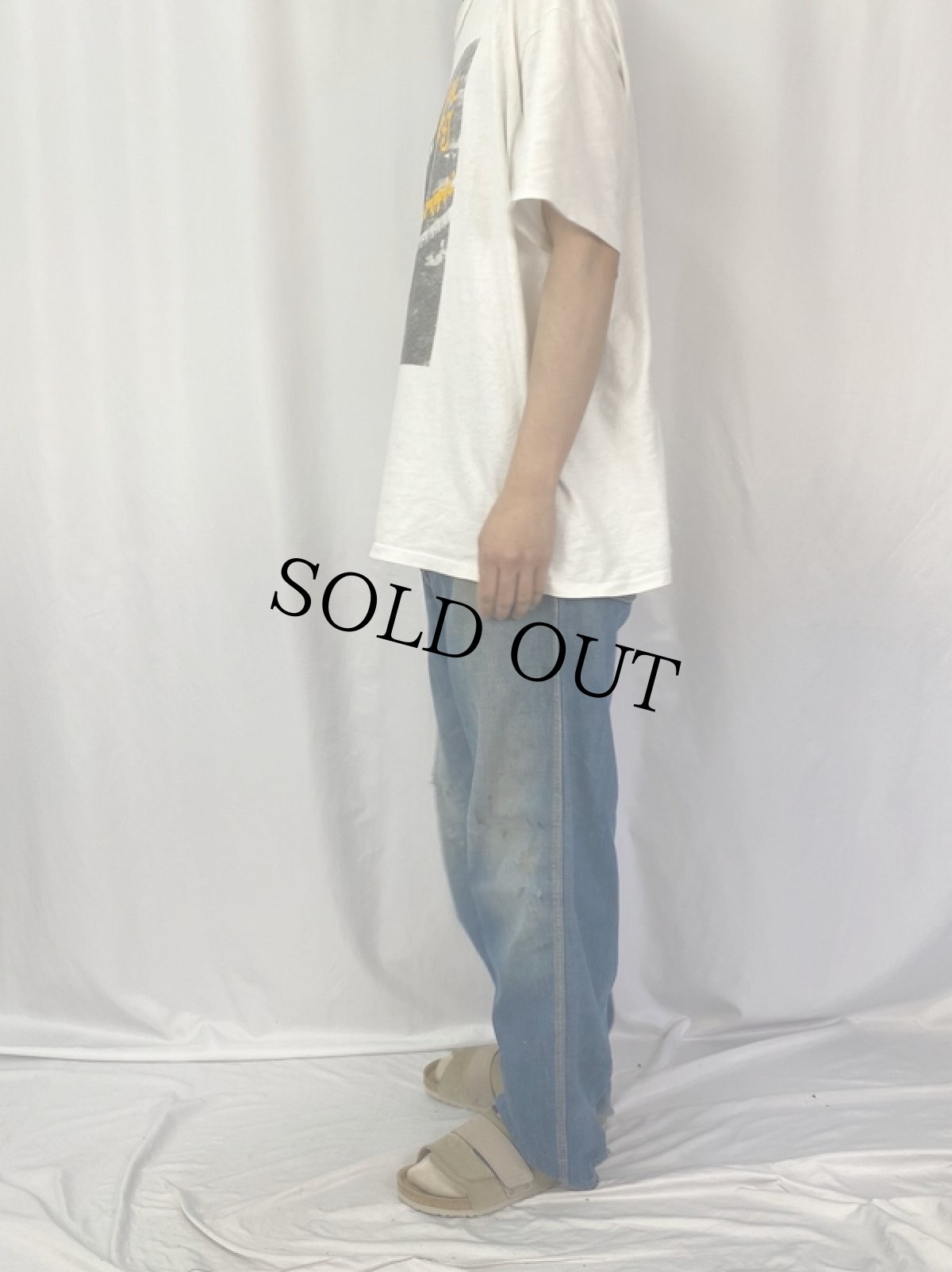 画像3: 50's STOREBRAND デニムペインターパンツ W32 (3)