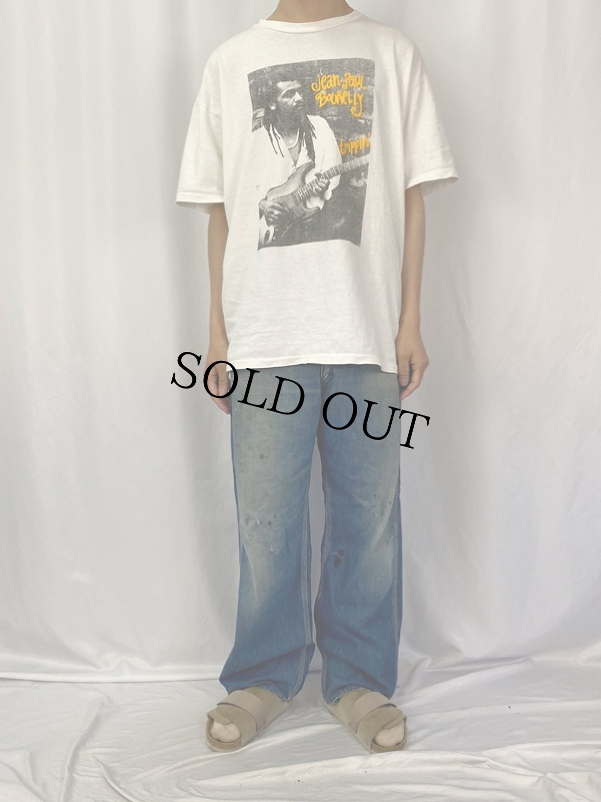 画像2: 50's STOREBRAND デニムペインターパンツ W32 (2)