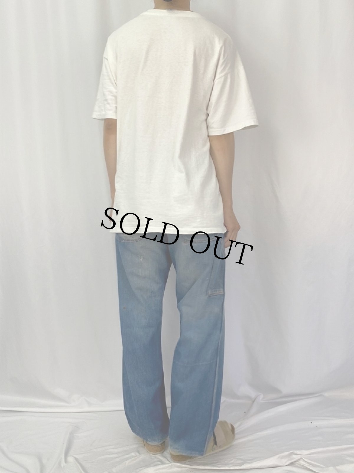 画像4: 60's POWR HOUSE デニムペインターパンツ W29 (4)