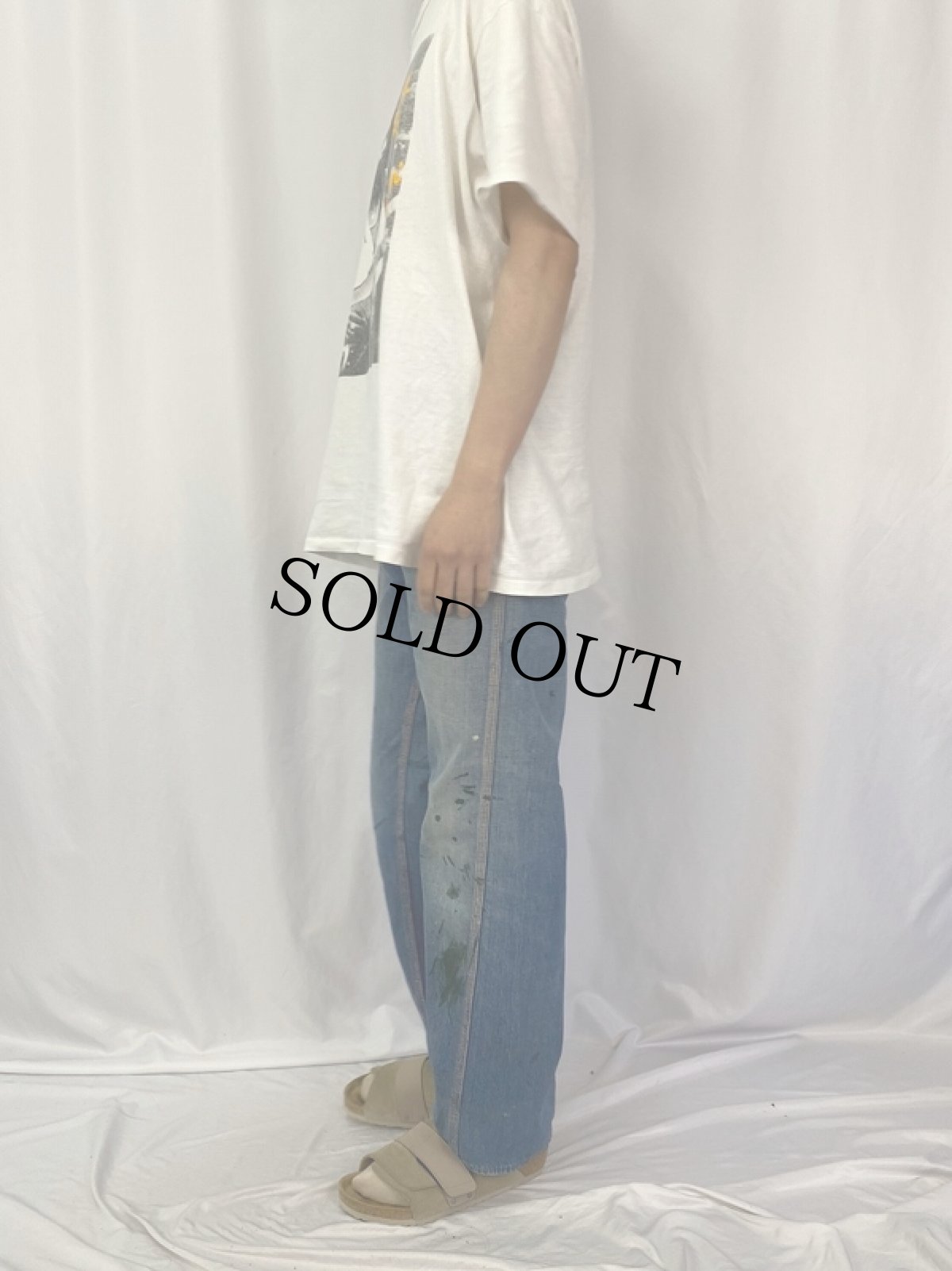 画像3: 50's PIONEER デニムペインターパンツ W29 (3)