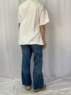 画像4: 50's Carhartt カットオフ デニムペインターパンツ W34 (4)