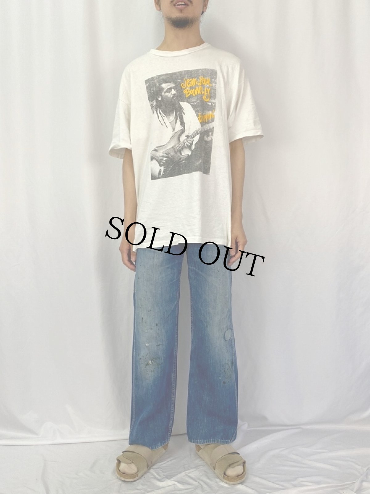 画像2: 50's STOREBRAND デニムペインターパンツ W30 (2)