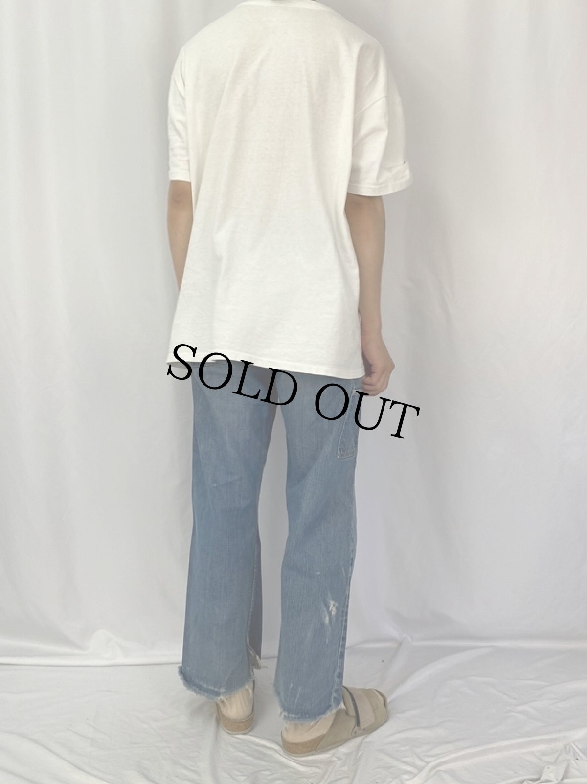 画像3: 50's STOREBRAND デニムペインターパンツ W30 (3)