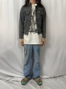 画像2: 80's Levi's 70506-0259 USA製 ブラックデニムジャケット  (2)