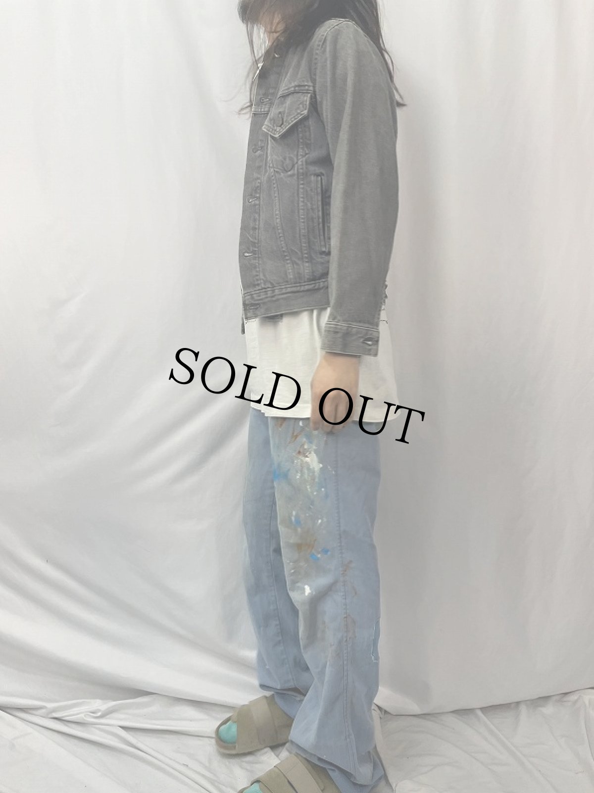 画像3: 80's Levi's 70506-0259 USA製 ブラックデニムジャケット  (3)