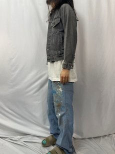 画像3: 80's Levi's 70506-0259 USA製 ブラックデニムジャケット  (3)