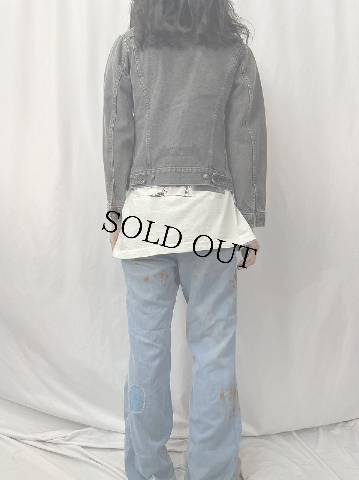 画像4: 80's Levi's 70506-0259 USA製 ブラックデニムジャケット  (4)