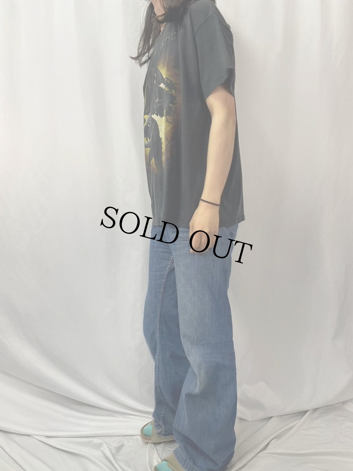 画像3: 00's DISTURBED ヘヴィメタルバンドTシャツ XL (3)