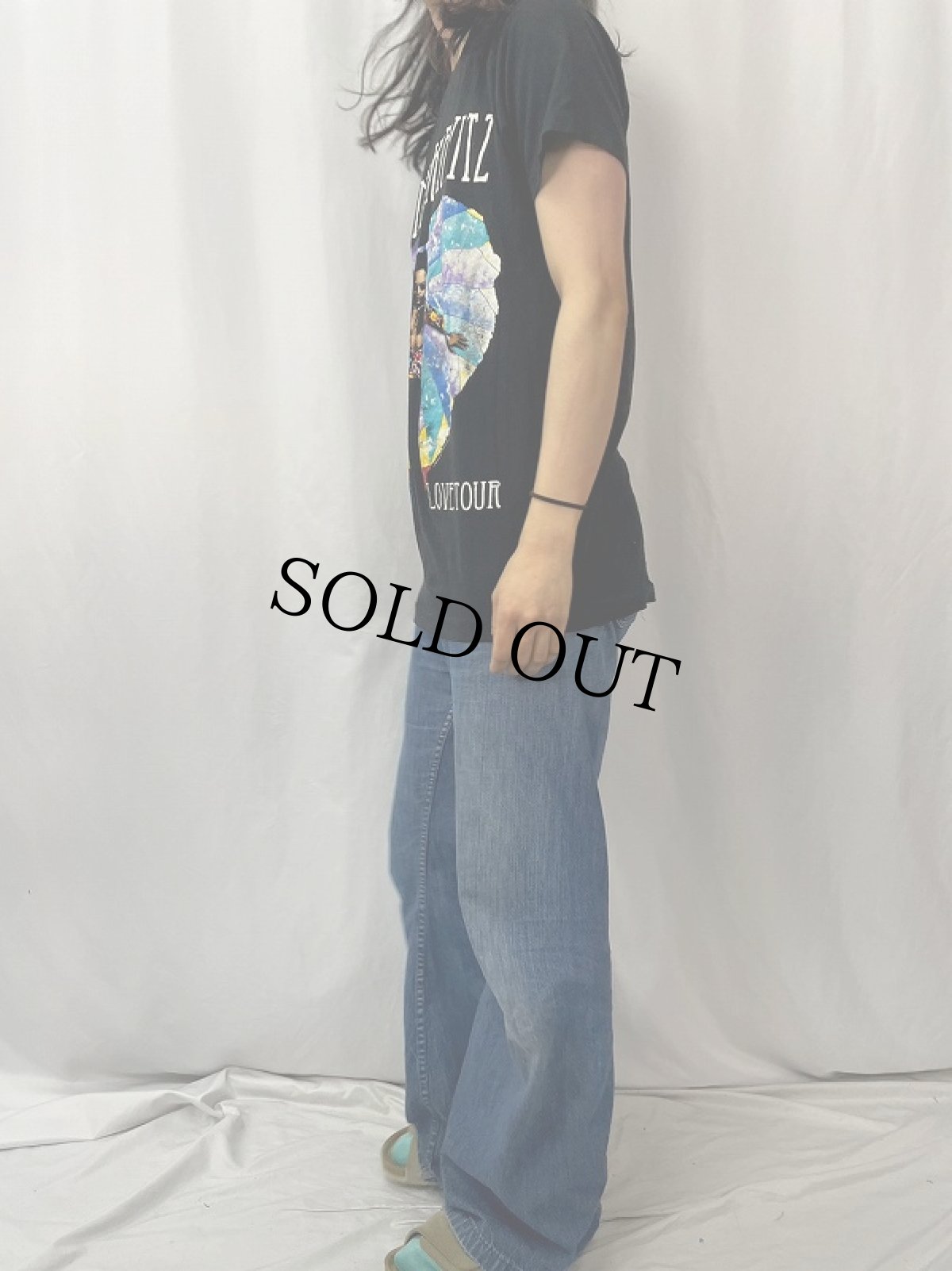 画像3: 90's LENNY KRAVITZ CANADA製 "UNIVERSAL LOVE TOUR" ミュージシャンツアーTシャツ L (3)