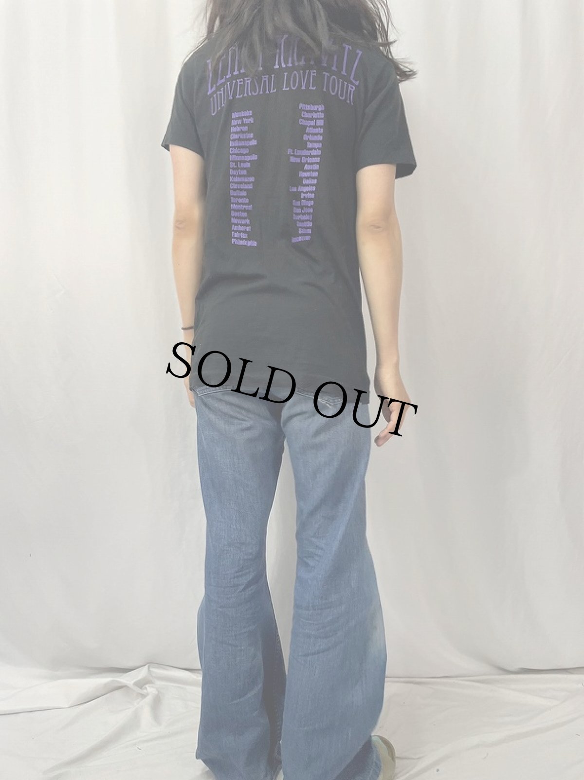 画像4: 90's LENNY KRAVITZ CANADA製 "UNIVERSAL LOVE TOUR" ミュージシャンツアーTシャツ L (4)