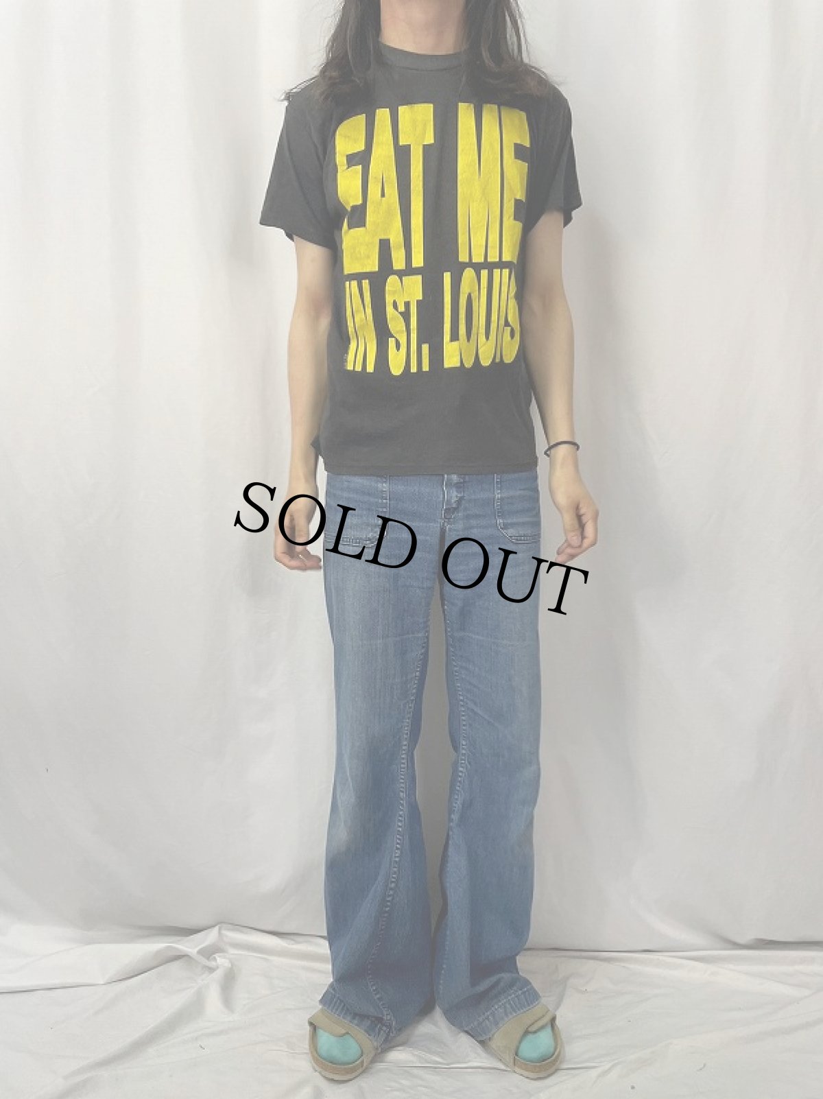 画像2: 80's It Bites  "EAT ME IN ST.LOUIS" プログレッシブロックバンド ツアーTシャツ  (2)