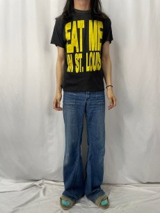 画像2: 80's It Bites  "EAT ME IN ST.LOUIS" プログレッシブロックバンド ツアーTシャツ  (2)