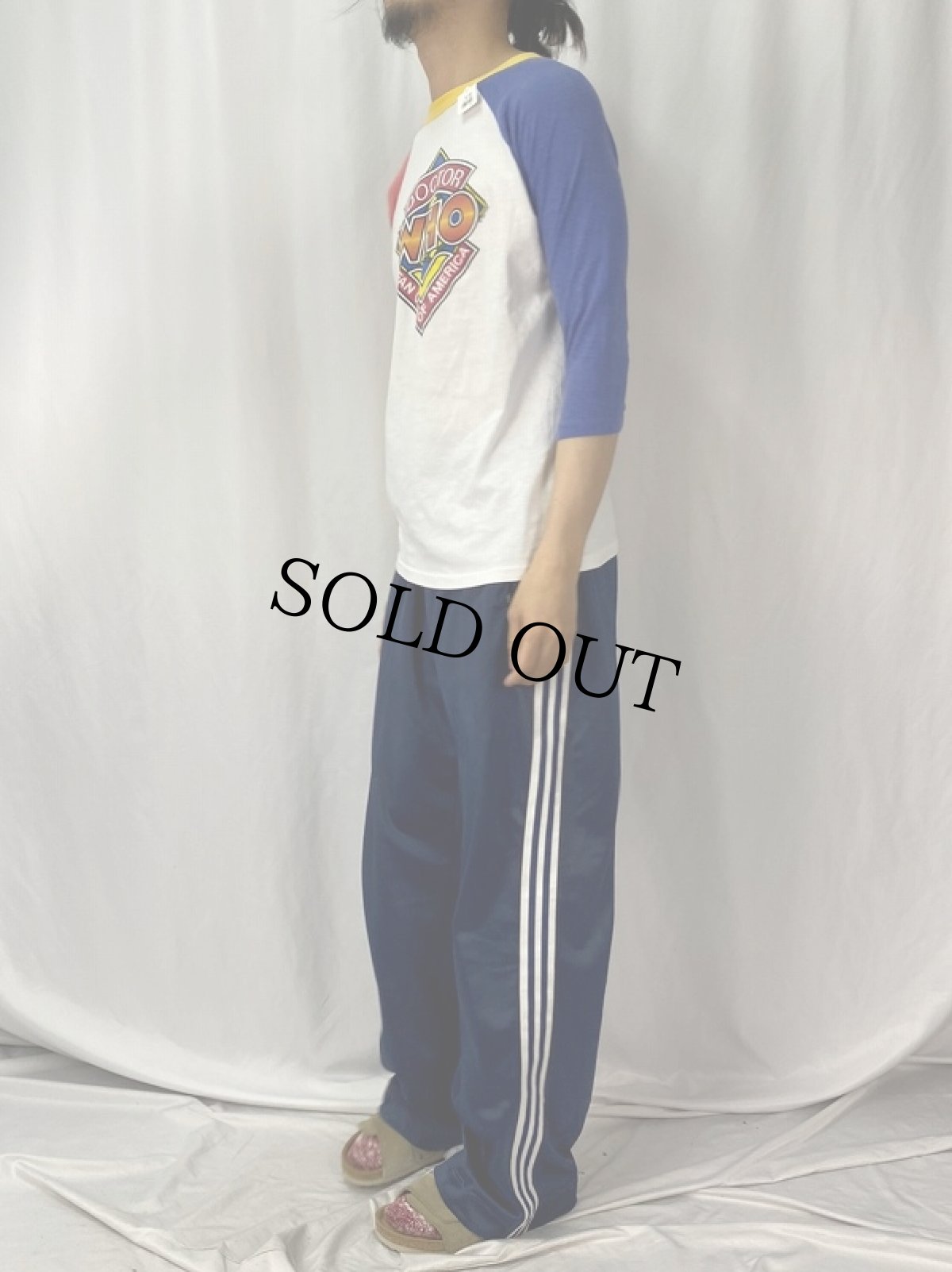 画像3: 80's DOCTOR WHO SFドラマ ラグランTシャツ L (3)