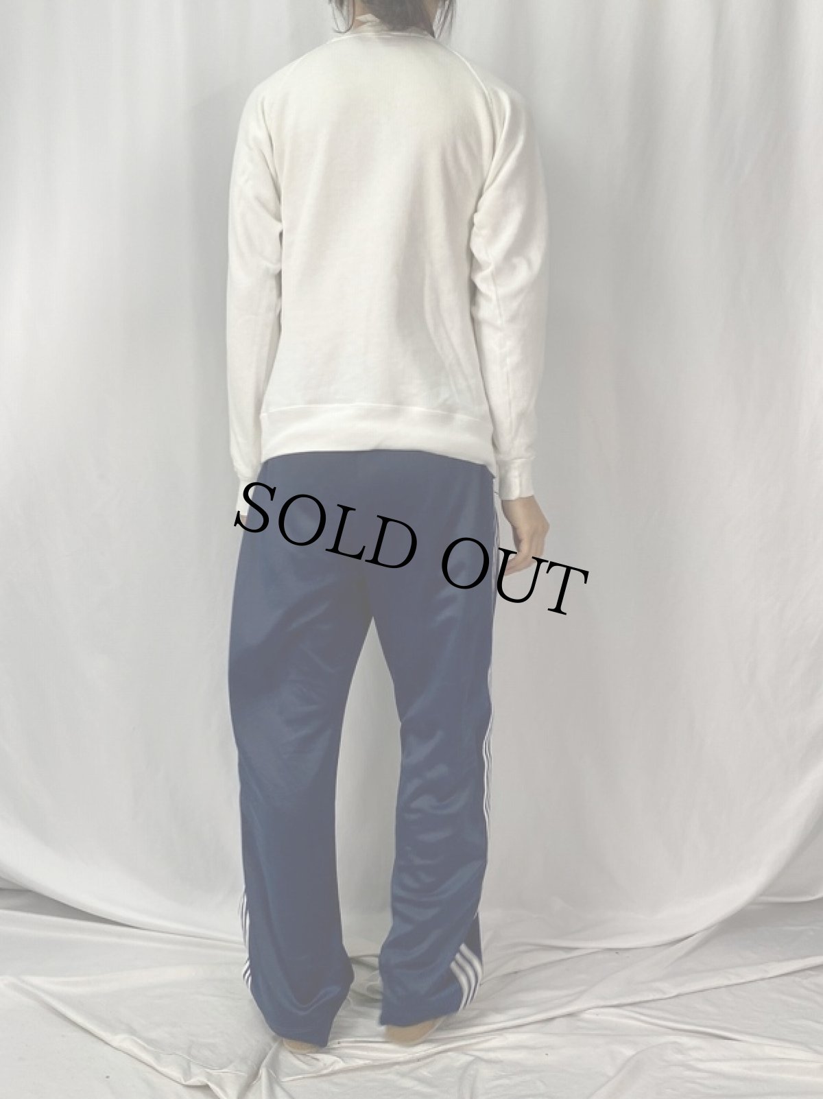 画像4: 90's Budweiser USA製 "Frosty the Bud Man" ビールメーカー ラメプリントスウェット L (4)