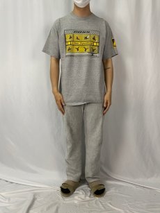 画像2: 90's BOSS USA製 イラストプリントTシャツ M (2)