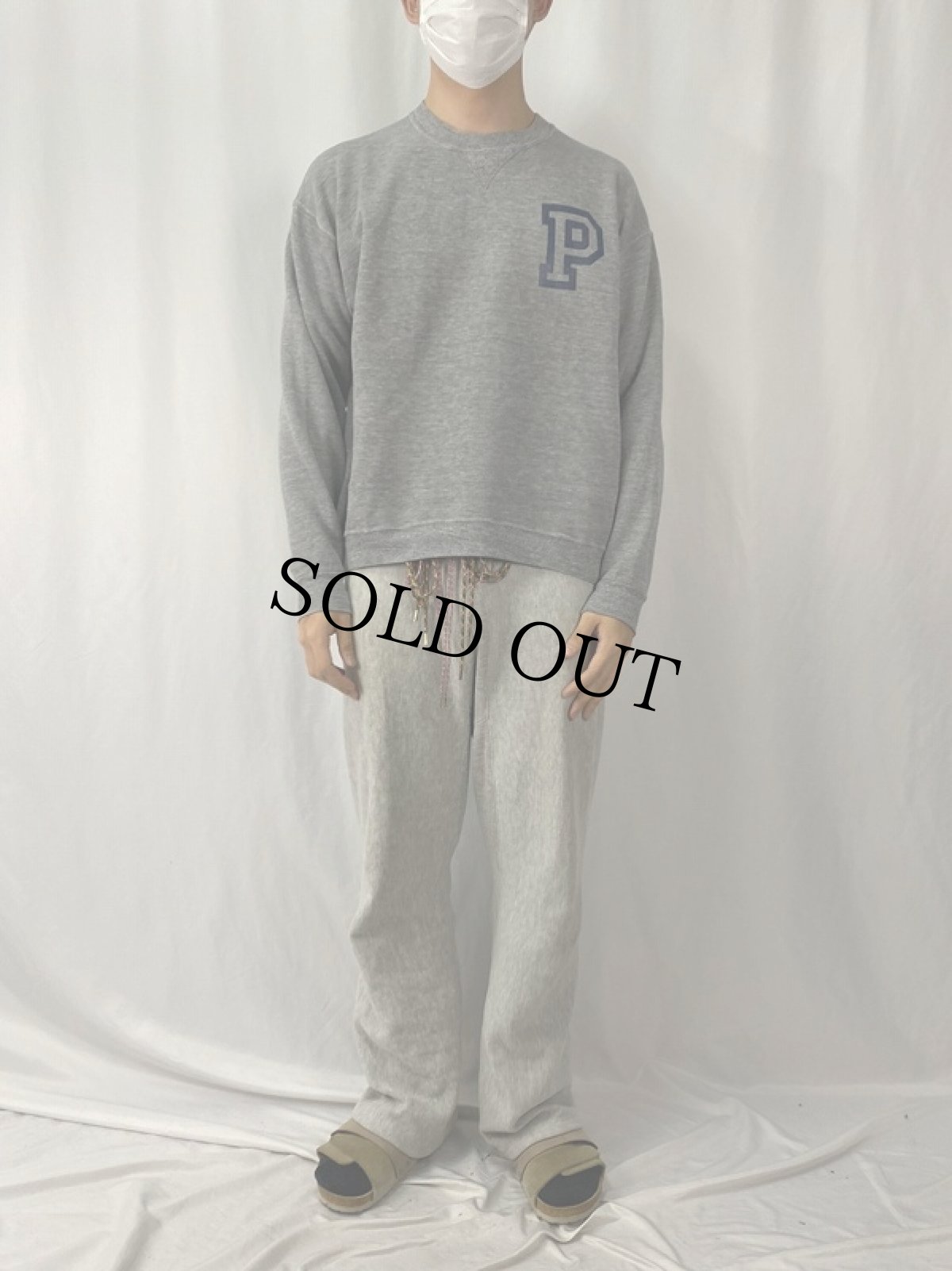 画像2: 90's RUSSEL ATHELETIC USA製 "PARKER" プリントスウェット XL (2)