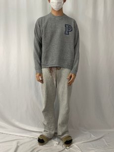 画像2: 90's RUSSEL ATHELETIC USA製 "PARKER" プリントスウェット XL (2)