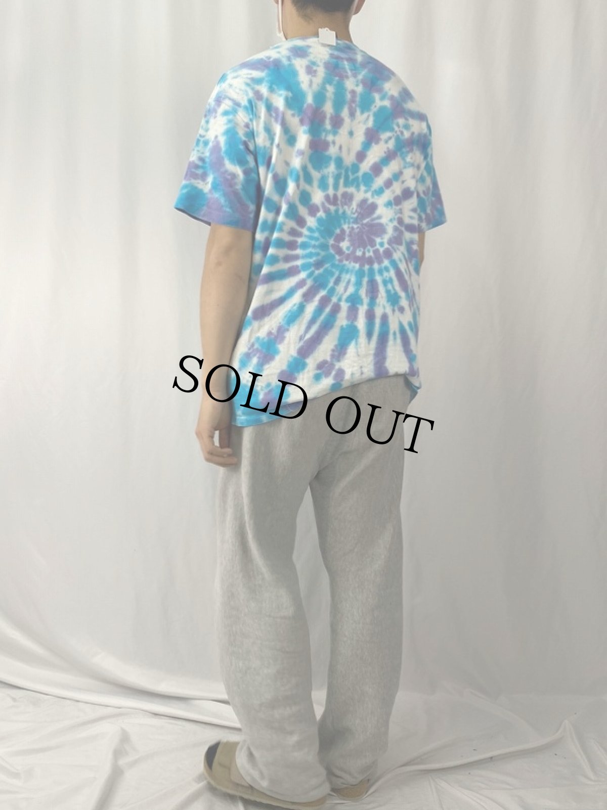 画像4: 90's WOODSTOCK SAUGERTIES ロックフェスティバル タイダイTシャツ L (4)