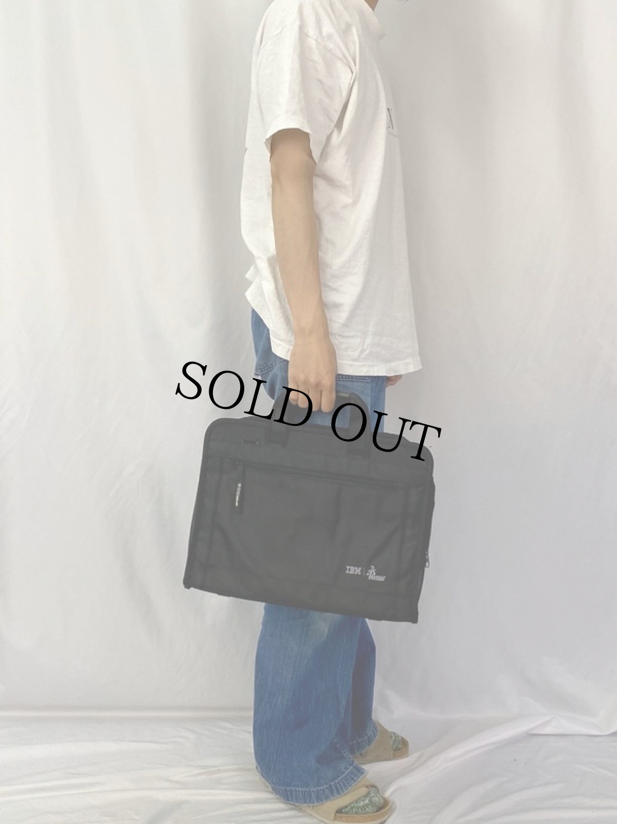 画像2: IBM コンピューター企業 ショルダーバッグ  (2)