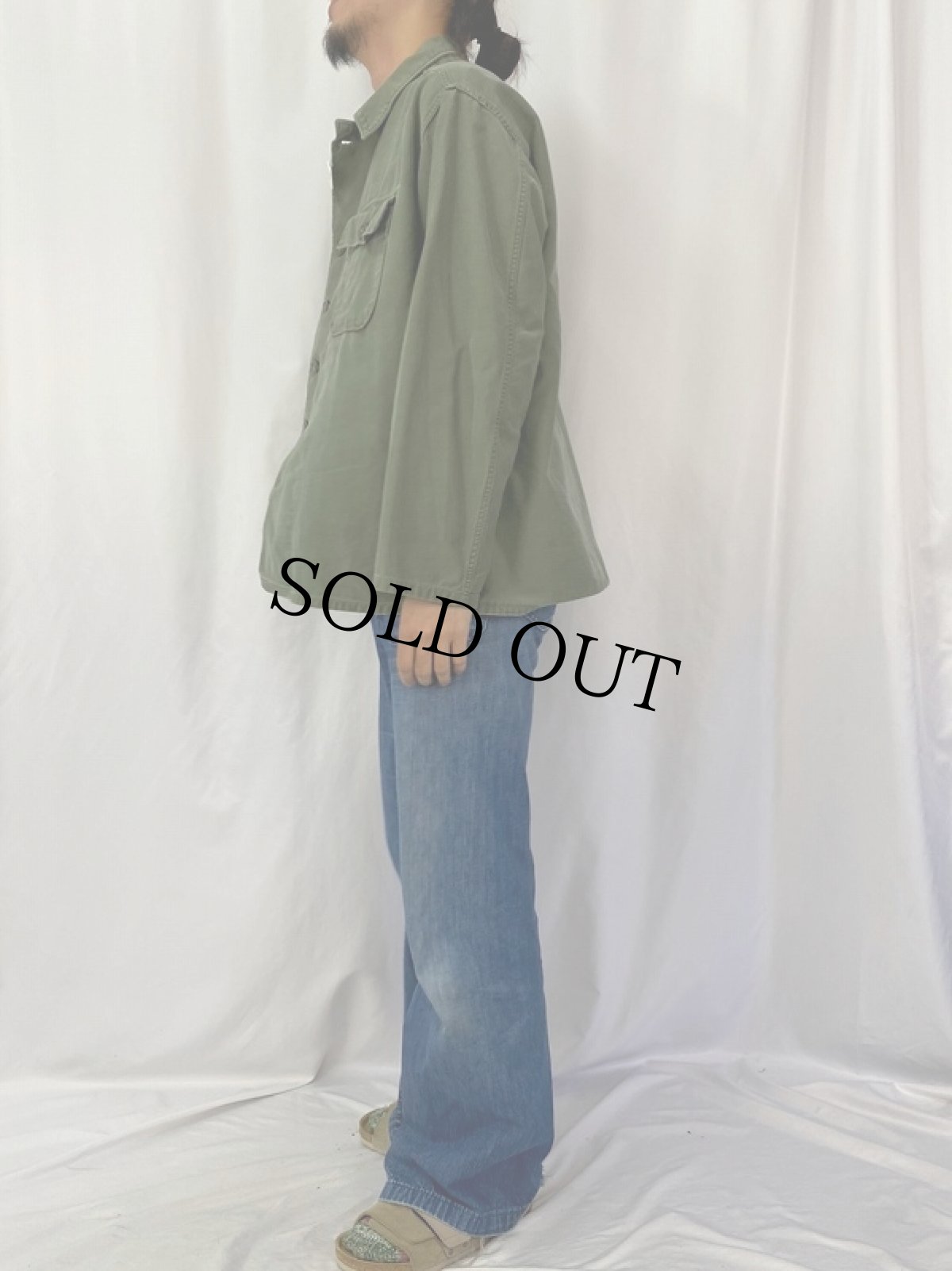 画像3: 60's U.S.ARMY ユーティリティシャツ 1st後期 (3)